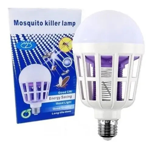 Ampolleta Mata Mosquitos Y Polillas: Repelente Eléctrico Uv Para Interiores E27, Sin Químicos