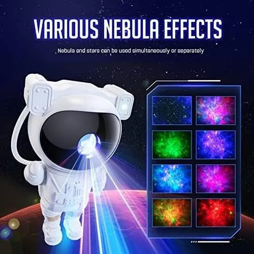 Proyector Lámpara Luz Led Galaxia Astronauta Ho442 Color De La Estructura Blanco