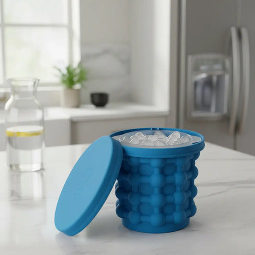 Molde Para Hacer Hielo Cubeta De Silicona