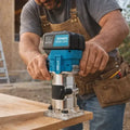 Fresadora Inalambrica Router 2 Baterias Rebajadora Madera