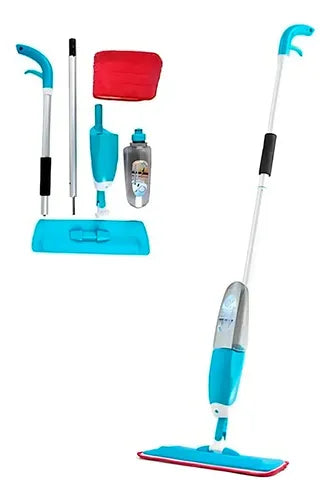 Mopa Spray Rociador Trapeador Pisos Azul