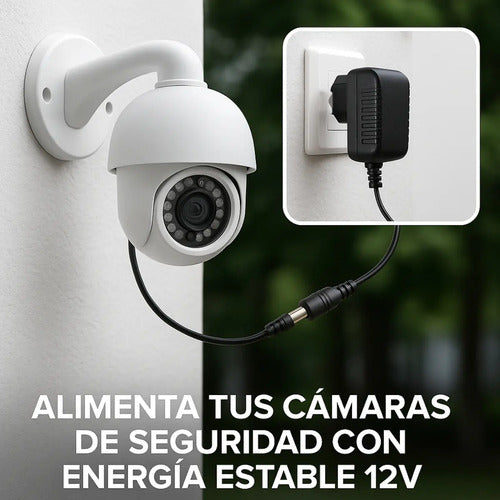 Fuente De Poder Adaptador Transformador Dc 12v 1a Negro