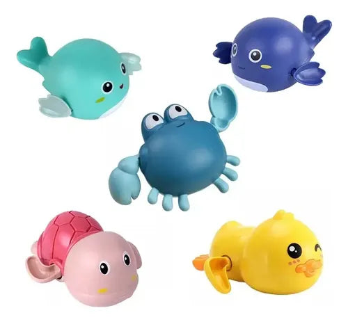 Set X5 Juguetes De Baño Para Bebé Y Niños Juguete Bañera Variado