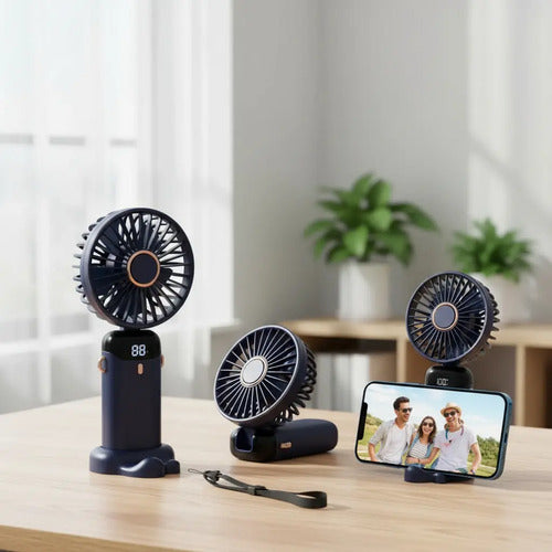 Ventilador Personal Portátil Usb Recargable 5 Velocidades