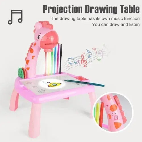 Proyector Escritorio Con Diseño Para Pintar Con Luz Y Música