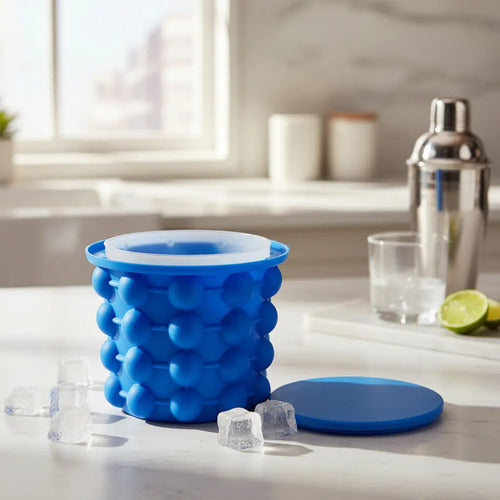 Molde Para Hacer Hielo Cubeta De Silicona