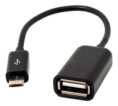 Adaptador Cable Otg Micro Usb