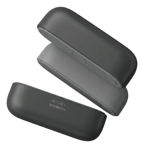Calentador De Manos Magnético Portátil 2 En 1 Recargable Usb Negro Calentador Magnético