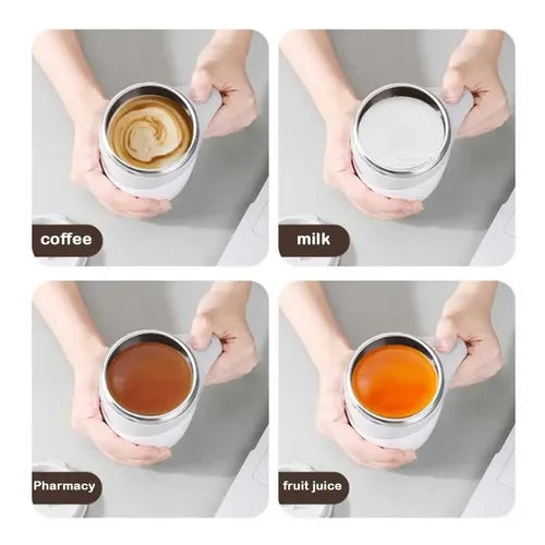 Taza Magnética Automática Acero Inoxidable Mezclador Térmico