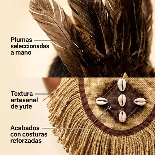 Traje Pascuense Rapa Nui Taparrabo Niño Cafe Isla De Pascua