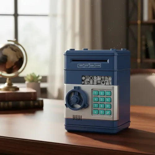 Mini Caja Fuerte De Ahorro Alcancía Automática