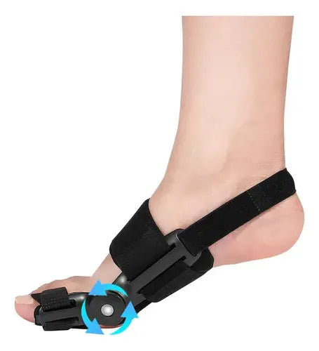 Férula Corrector Juanetes Ajustable Regulable Ortopédico Negro M