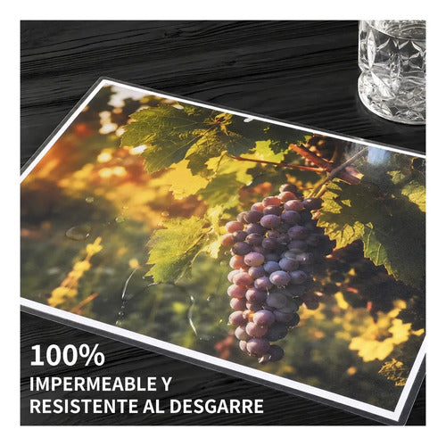 Pack 100 Micas Laminas A4 Plastificadora Termolaminado 100 Micras Alta Transparencia