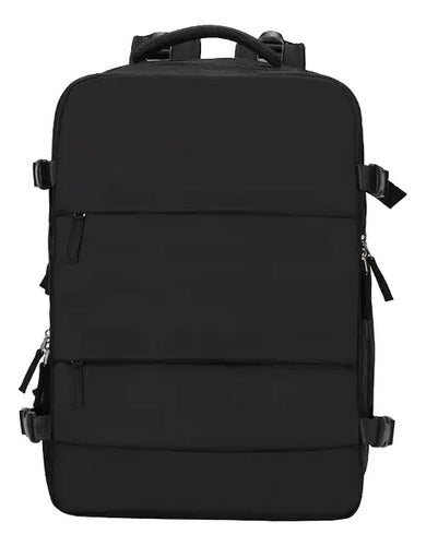 Mochila Viaje Expandible Con Usb Viral Para Cabina De Avión