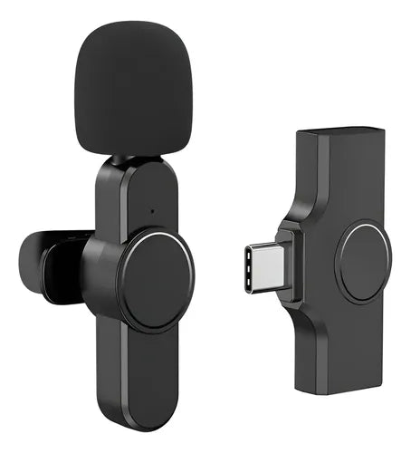 Sistema De Micrófono De Doble Solapa 360 Smartphone Usb-c Black