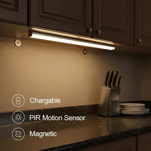 Barra Luz Led Con Sensor Movimiento 15cm Intelligent Light Amarillo