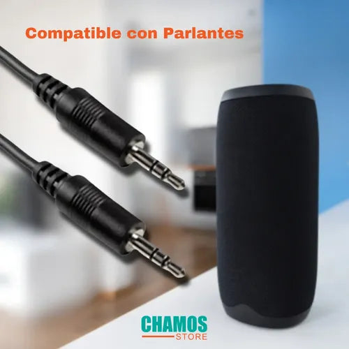 Cable Auxiliar De Audio 5 Metros Plug Jack 3.5 Mm