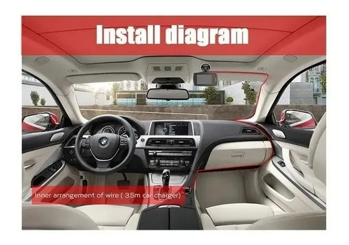 Cámara Seguridad Para Auto Dash Cam Ab-c005 Full Hd 1080p