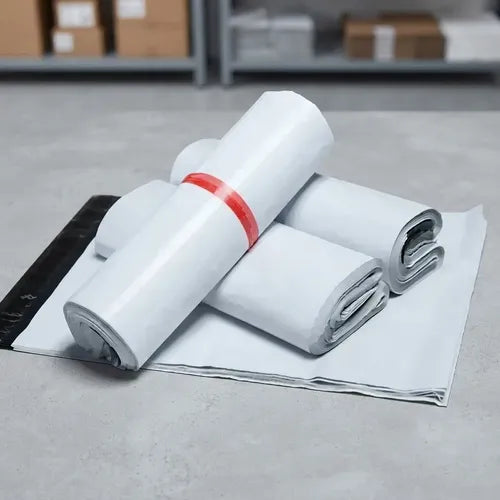 Bolsas Courier 40x55 Cm Pack 100 Unidades Autoadhesivas Blanco 40x55