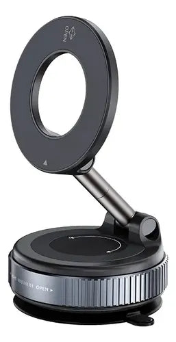 Base Celular Magnética Con Ventosa Ultra Fuerte Para Auto Color Negro