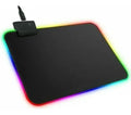 Mouse Pad Negro Alfombrilla 7 Colores Led Rgb 35x25cm Negro