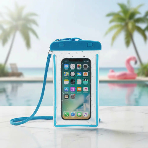 Pack X4 Funda Protectora Celular Impermeable Sumergible Variado Lisa