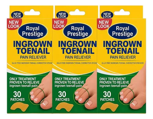 Pack X3 Cajas Parches Anti Hongos Uñas Fúngicos Fungal Nail Color Crema