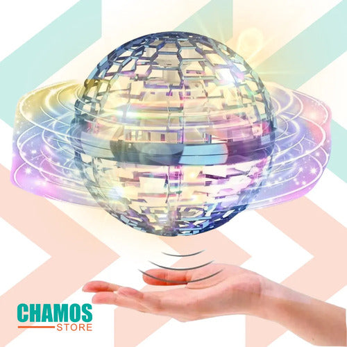Pelota Voladora Flynova Pro Luz Rgb Flying Ball