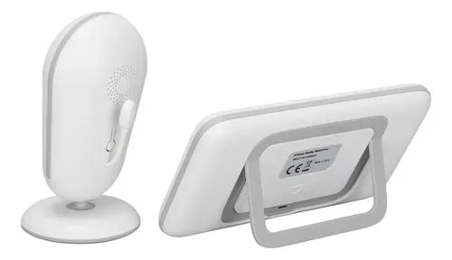 Monitor De Video Para Bebés De 4.3 Pulgadas Visión Nocturna Blanco