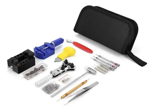Kit Relojero Profesional Reparacion Reloj Destornillador