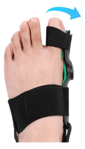 Férula Corrector Juanetes Ajustable Regulable Ortopédico Negro M