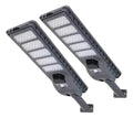 Pack X2 Foco Solar 500w Recargable Ip65 Sensor Movimiento Negro Blanco Neutro