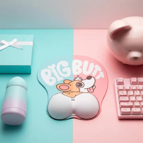 Mouse Pad Gel Apoya Muñeca Antideslizante Con Diseño