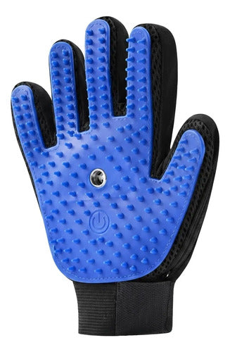 Guante Perro Gato Limpieza Automática Vapor Eliminador Pelo Azul