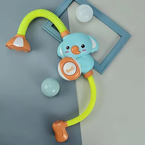 Regadera De Baño Para Bebe Juguete Ducha Tina Elefante Colorido Celeste Y Rosa