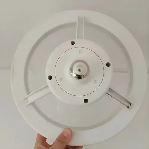 Lámpara Ampolleta Ventilador Led 360 ° E27 Con Control Blanco