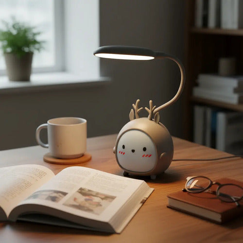 Lampara De Mesa Escritorio Led Rgb Con Diseño Kawaii