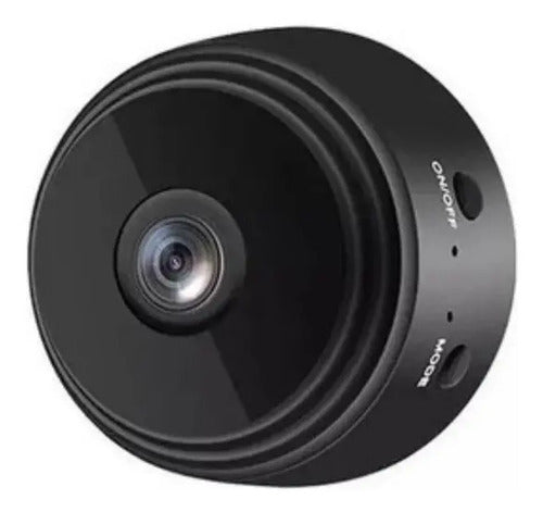 Mini Cámara De Seguridad A9 Resolución 2mp Visión Nocturna Negro