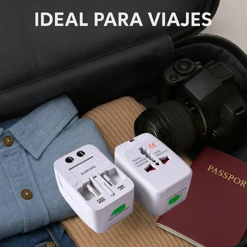 Adaptador Conector Enchufe Universal Para Viajes