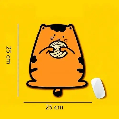Mouse Pad Diseño Kawaii Animales Alfombrilla Antideslizante