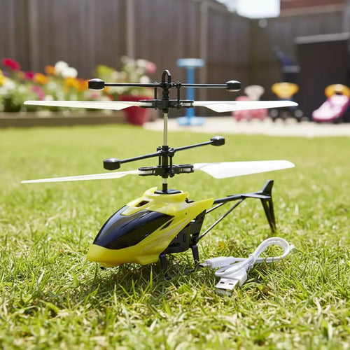 Mini Drone Helicóptero Juguete Volador Con Sensor Infrarrojo