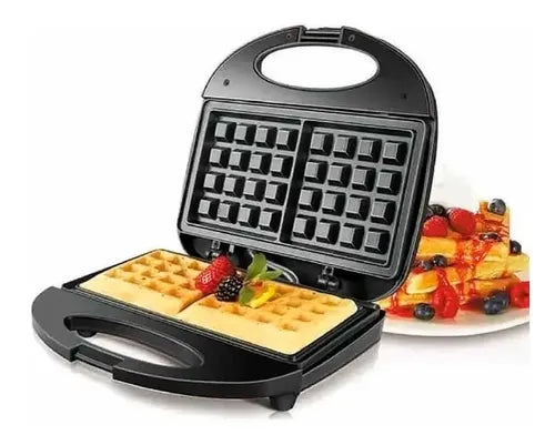 Wafflera Maquina Para Preparar Waffles Sokany 750w