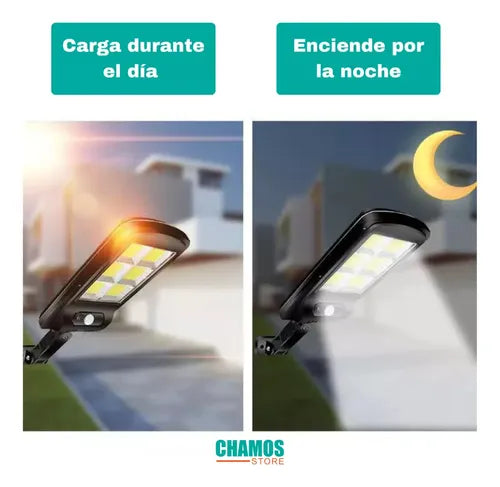 Pack 4 Foco Solar Led Exterior Con Sensor De Movimiento Ip65 Negro Blanco Neutro