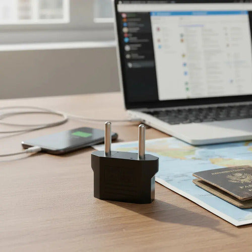 Adaptador Enchufe Universal Europeo Americano