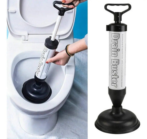Sopapo Destapador Baño Aire Comprimido Obstrucción Cañería