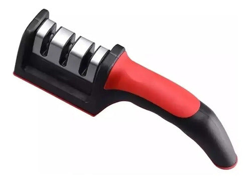 Afilador Amolador Portátil Manual De Cuchillos Y Tijeras