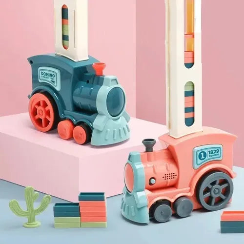 Juego De Tren Domino Eléctrico Luz Sonido Juguete Educativo