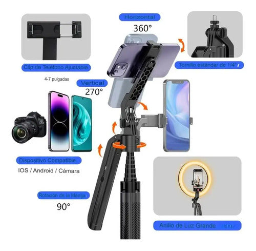 Trípode Con IA Seguimiento Automático Para Celular Y Cámara