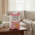 Alcancia Gatito Ahorro Electrónica Sonido Y Contraseña Gatito Rosa