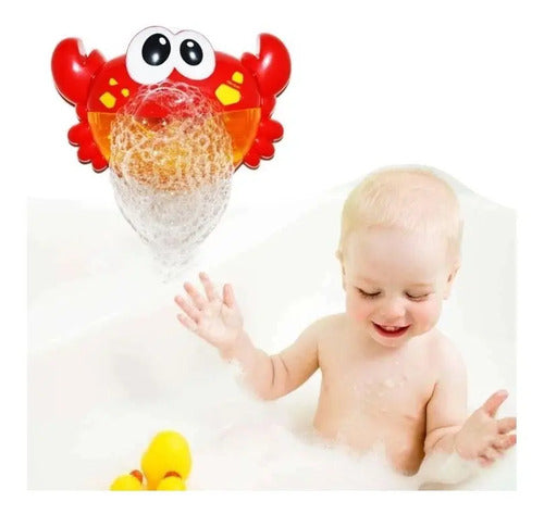 Juguete Cangrejo Burbujas De Baño Tina Para Bebes Ducha Bañera